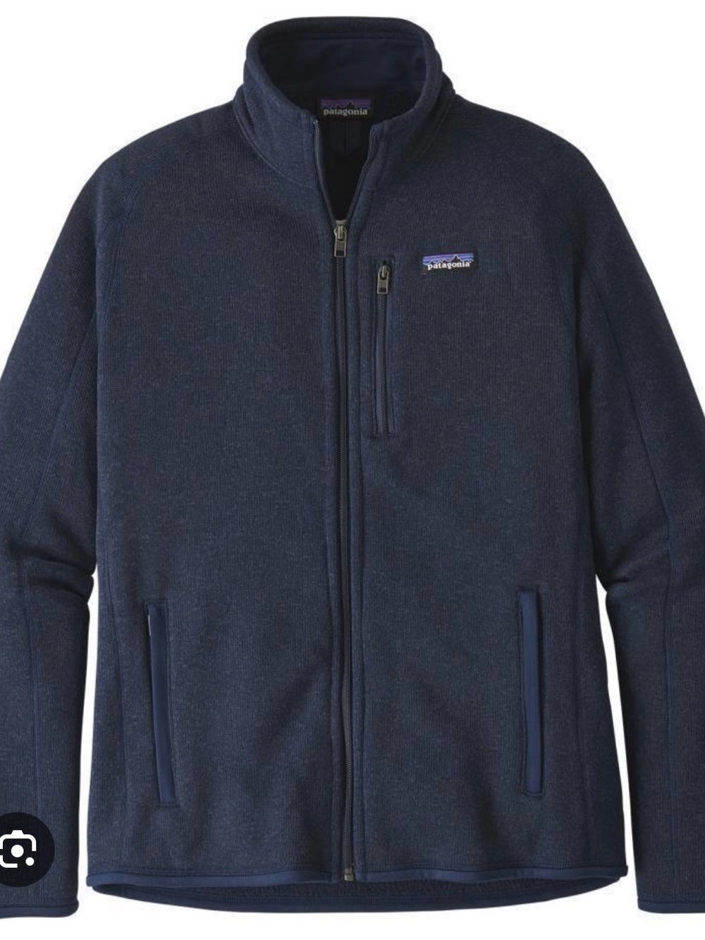 Patagonia Navy Blue Full-Zip Fleece Jacket